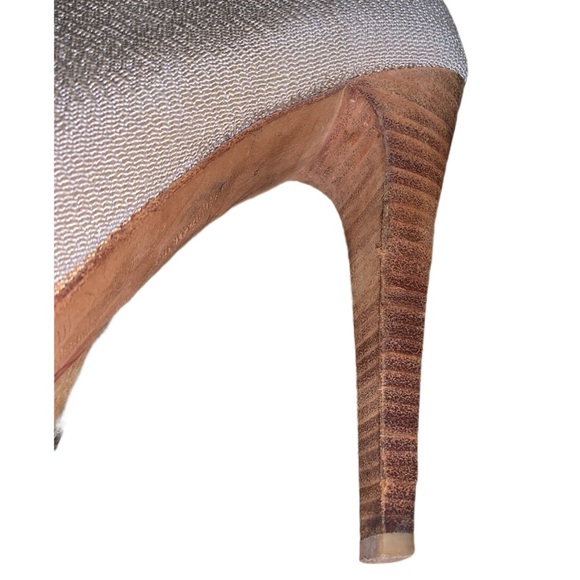 Stuart Weitzman Wood Stacked Platform Bootie 9 - Picture 8 of 9